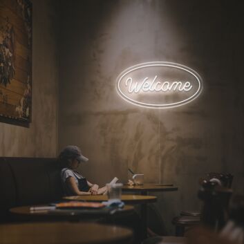 Welcome LED-Neonschild für Café Restaurant