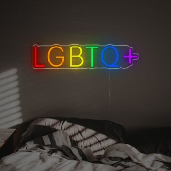 LGBTQ+ LED-Neonschild Wohnzimmer Schlafzimmer
