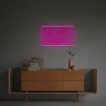 BLACK FRIDAY LED-Neonschild für Einzelhandel Schaufenster