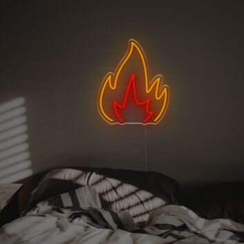Flamme Symbol LED-Neonschild Schlafzimmer Wohnzimmer