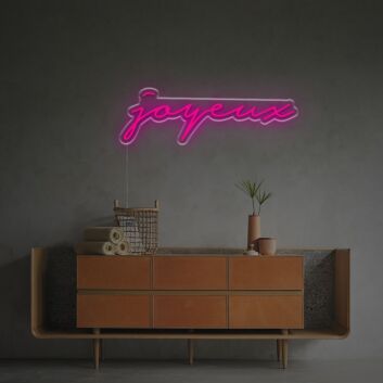 joyeux LED-Neonschild Wohnzimmer Schlafzimmer