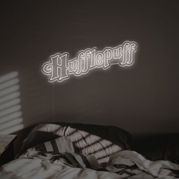 Hufflepuff LED-Neonschild Schlafzimmer Wohnzimmer