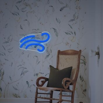 Wind Symbol LED-Neonschild für Wohnzimmer oder Schlafzimmer