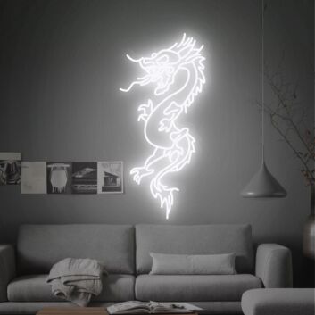 Drache LED-Neonschild für Wohnzimmer oder Bar