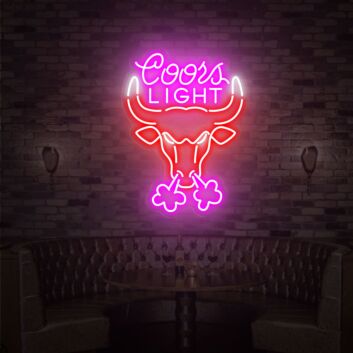 Coors Light LED-Neonschild für Bar Pub