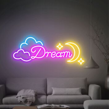 Dream LED-Neonschild Wohnzimmer Schlafzimmer