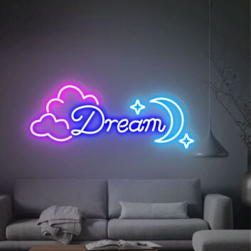 Dream LED-Neonschild Wohnzimmer Schlafzimmer
