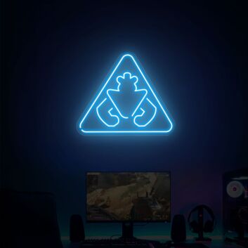 Krone mit Muskelarmen Symbol LED-Neonschild für Gamingzimmer