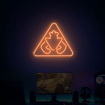Krone mit Muskelarmen Symbol LED-Neonschild für Gamingzimmer