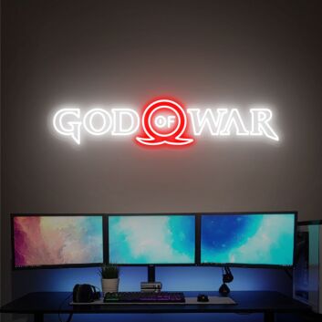 GOD OF WAR LED-Neonschild Gaming Zimmer