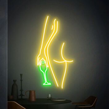 Elevate Your Space with Lady Neon Sign: Perfect for Bedroom Ambiance, Chic Home Decors, Trendy Offices, and Vibrant Party Settings.