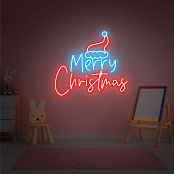 Merry Christmas LED-Neonschild Wohnzimmer Weihnachtsdeko