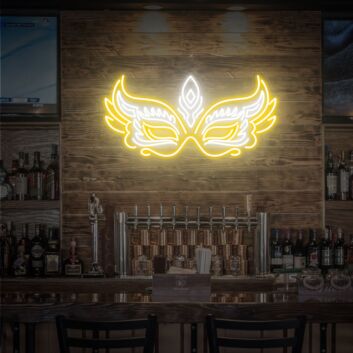 Karnevalsmaske LED-Neonschild für Bar Club
