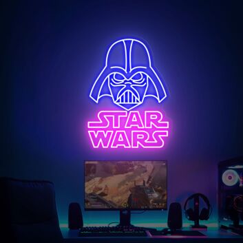 STAR WARS LED-Neonschild für Gaming Zimmer und Wohnzimmer