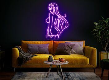 Neon Umriss einer erotischen Frau LED-Neonschild für Bar Club