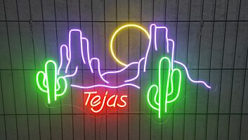 Tejas LED-Neonschild für Bar und Restaurant