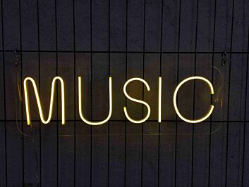 MUSIC LED-Neonschild für Bar und Club