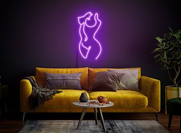 Abstrakte Frauenkörper Silhouette LED-Neonschild für Schlafzimmer oder Wohnzimmer