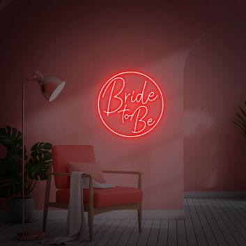 Bride to Be LED-Neonschild für Hochzeit Junggesellinnenabschied