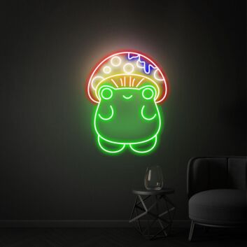 Pilzfigur LED-Neonschild Wohnzimmer Kinderzimmer