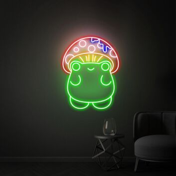 Pilzfigur LED-Neonschild Wohnzimmer Kinderzimmer