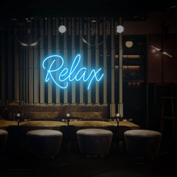 Relax LED-Neonschild für Bar Lounge