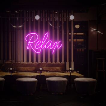Relax LED-Neonschild für Bar Lounge