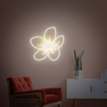 Kirschblüte LED-Neonschild für Wohnzimmer oder Schlafzimmer
