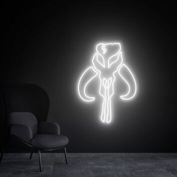 Schädel mit Hörnern LED-Neonschild für Wohnzimmer Gamingzimmer