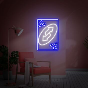 Pfeilsymbol mit Herzen LED-Neonschild Wohnzimmer Schlafzimmer
