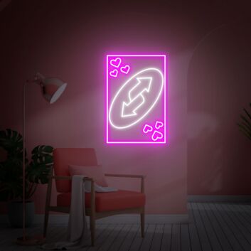 Pfeilsymbol mit Herzen LED-Neonschild Wohnzimmer Schlafzimmer