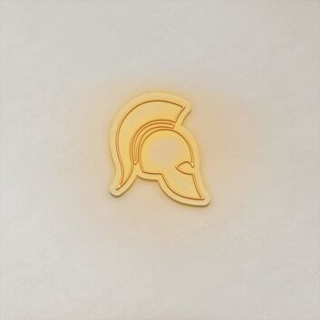 Spartanischer Helm LED-Neonschild Wohnzimmer Büro