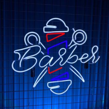 Barber LED-Neonschild Friseursalon