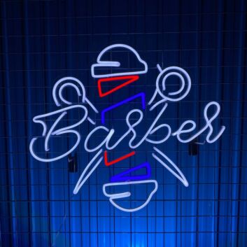 Barber LED-Neonschild Friseursalon