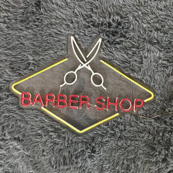 BARBER SHOP LED-Neonschild für Friseursalon