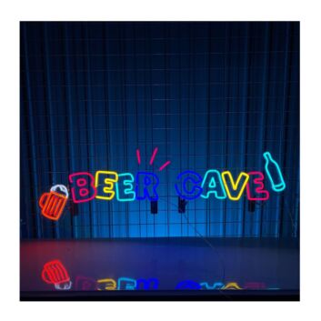 BEER CAVE LED-Neonschild für Bar Club