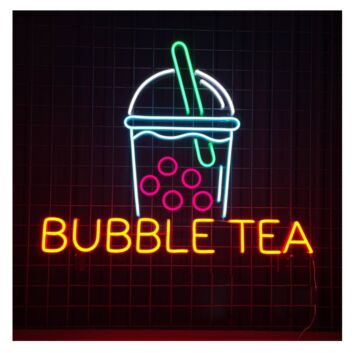 BUBBLE TEA LED-Neonschild für Café Bar