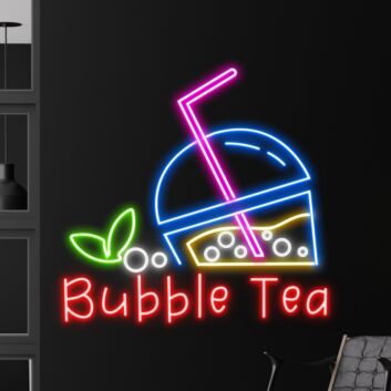 Bubble Tea LED-Neonschild für Café Bar