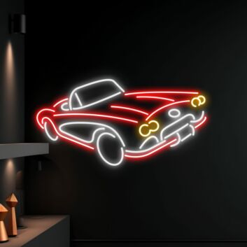 Drive your decor to the next level: Perfect for garage, man cave, and racing-themed parties with Car Lover Neon Led Light Car Led Sign Custom Car Neon Light Car Decor Club Deco.