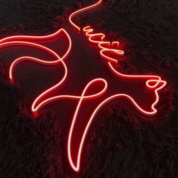 Katze LED Neonschild für Wohnzimmer und Haustierbereich