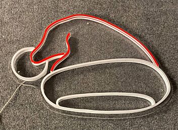 Weihnachtsmannmütze LED-Neonschild für Weihnachten Wohnzimmer