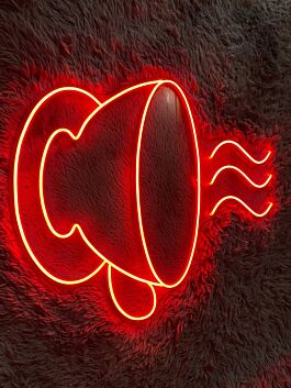 Kaffeetasse mit Untertasse und Dampf LED-Neonschild für Café oder Küche