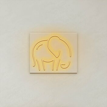 Elefant LED-Neonschild Wohnzimmer Kinderzimmer