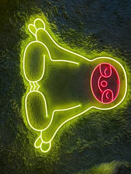 Faultier LED-Neonschild Wohnzimmer Kinderzimmer