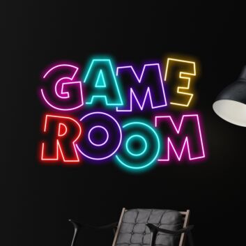 GAME ROOM LED-Neonschild für Gaming und Wohnzimmer