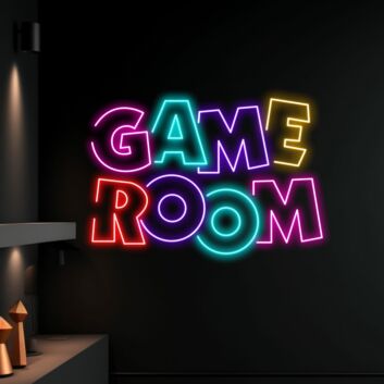 GAME ROOM LED-Neonschild für Gaming und Wohnzimmer