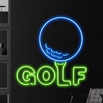 Brighten Your Golf Club, Store, and Special Events: Golf Led Sign Custom Golf Neon Light for Sporty Home Decor and Celebratory Moments.