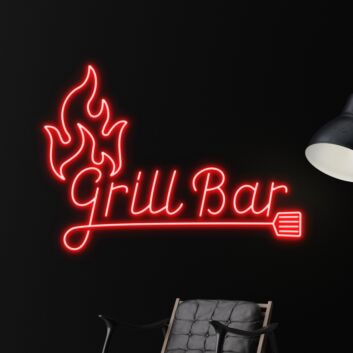 Grill Bar LED-Neonschild für Bar und Restaurant