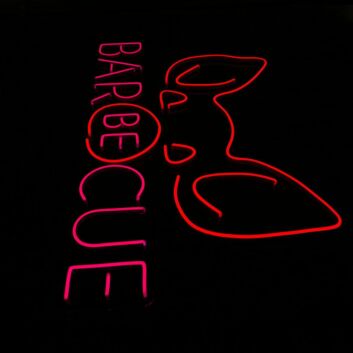 BARBECUE LED-Neonschild für Restaurant Grill
