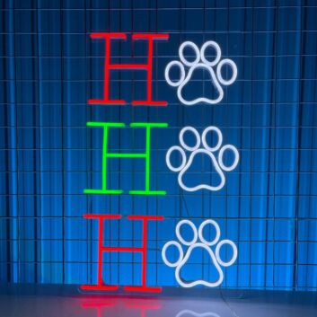 H H H LED-Neonschild für Haustierladen und Hundezubehör